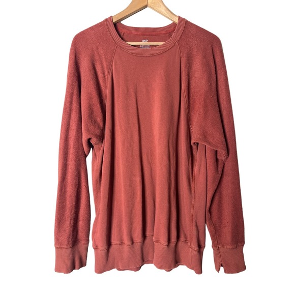 Aerie Tops - AERIE Dark Coral Oversized Sweatshirt